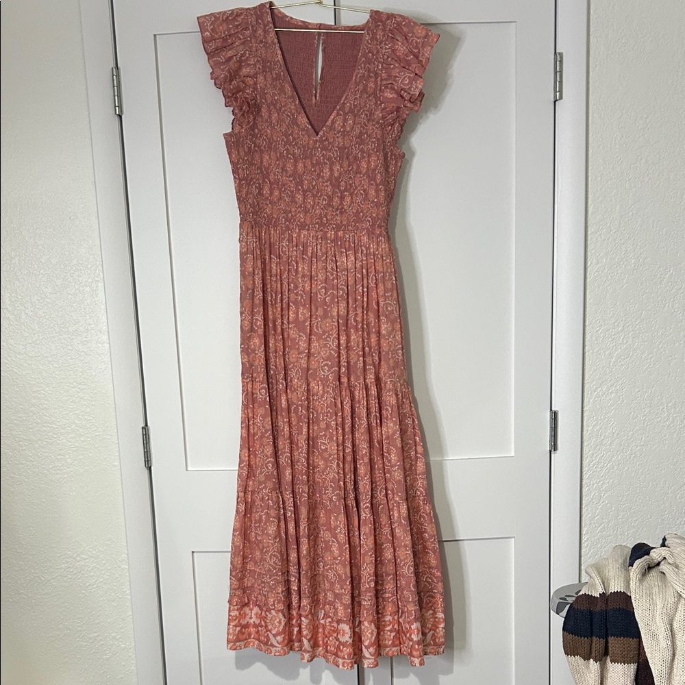 Cleobella Coral Midi Dress